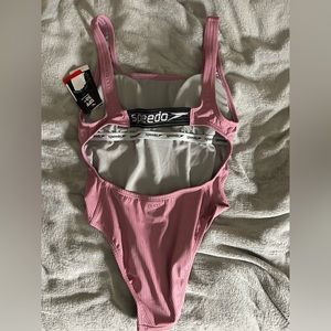 Pink Mauve One Piece Swim Suit